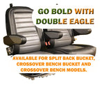Crossover Bench Bucket Golf Cart Seat
