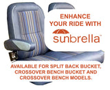 Crossover Bench Bucket Golf Cart Seat