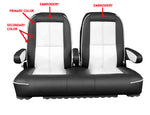 Crossover Bench Bucket Golf Cart Seat